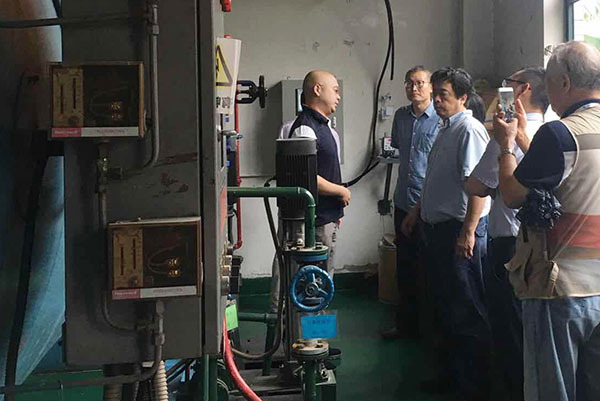 市經(jīng)信委節(jié)能處實(shí)地考察